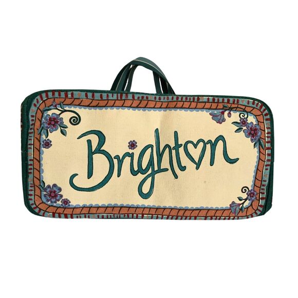 Brighton Bella Tile Tote Bag ‘Believe In Love’ NWT - Picture 5 of 13